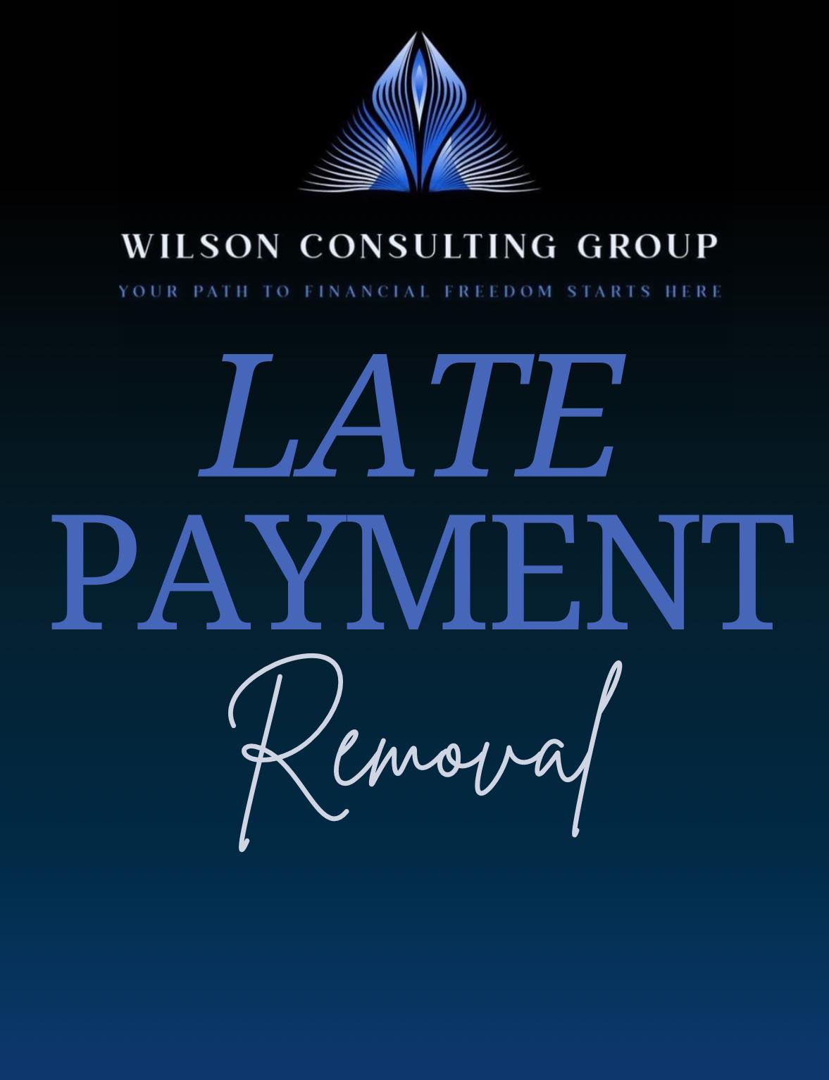Late Payment Removal Letters